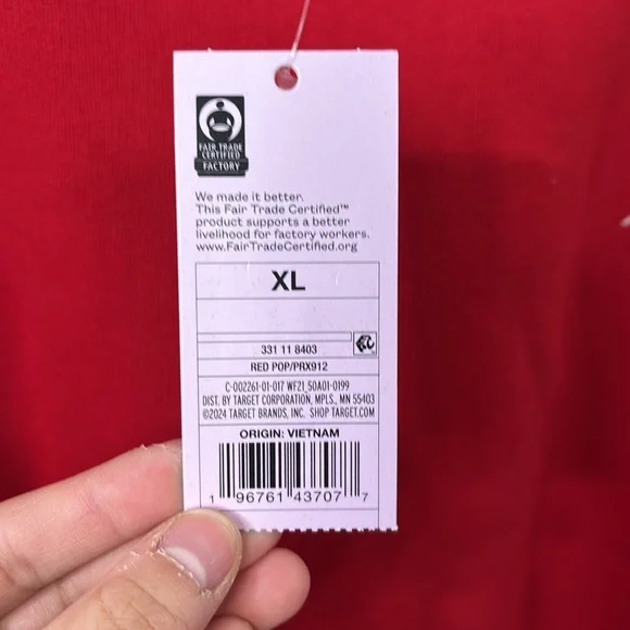 Wild Fable Apres Ski Mockneck Oversized Cropped Sweater Red Size XL NWT - Picture 6 of 8